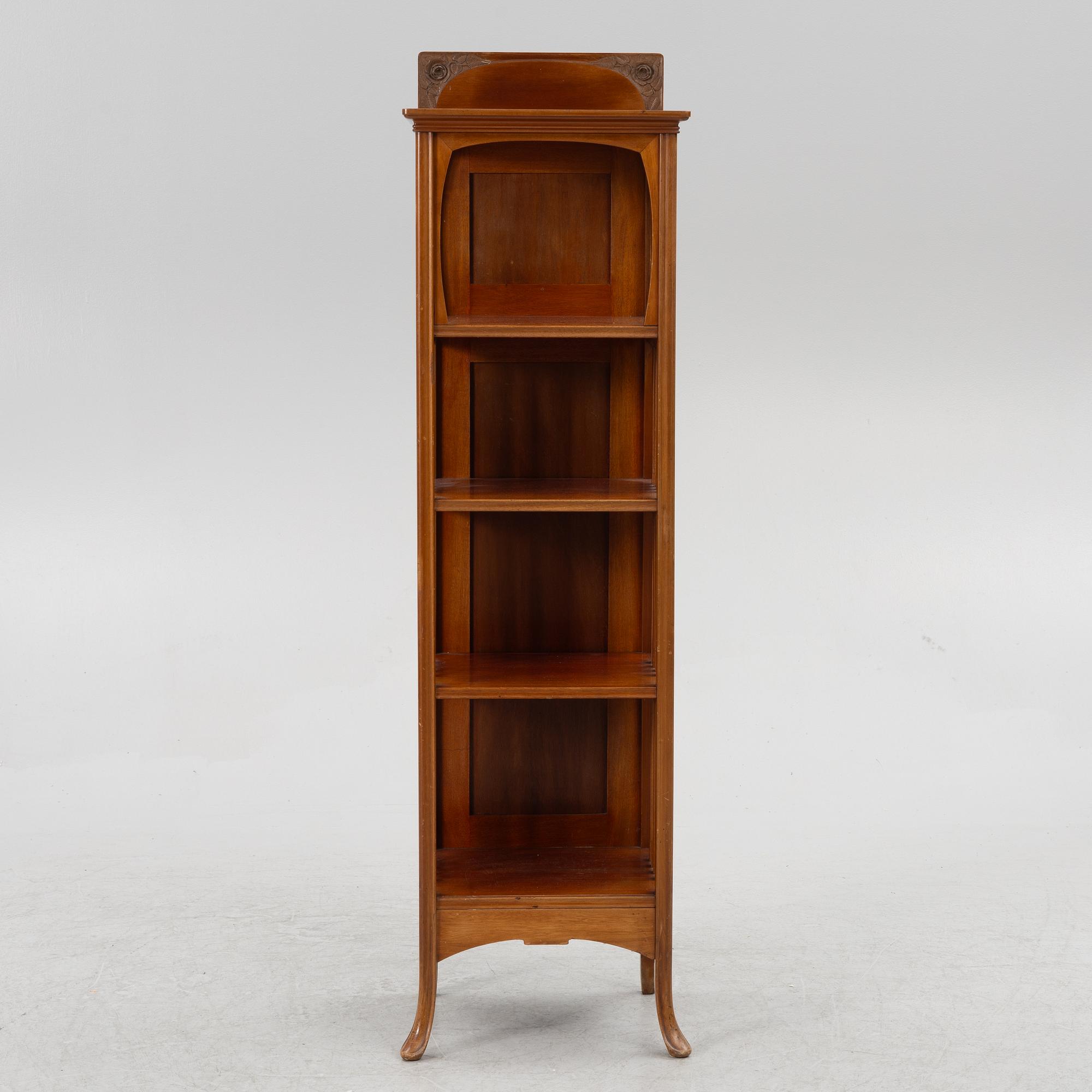 Bookcase, Art Nouveau, early 20th Century.