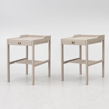 Bertil Fridhagen, a pair of bedside tables, Bodafors, 1960's.
