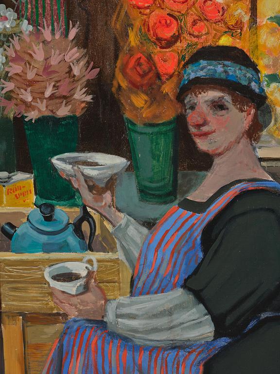 Pelle Åberg, "Torghandel på Hötorget".