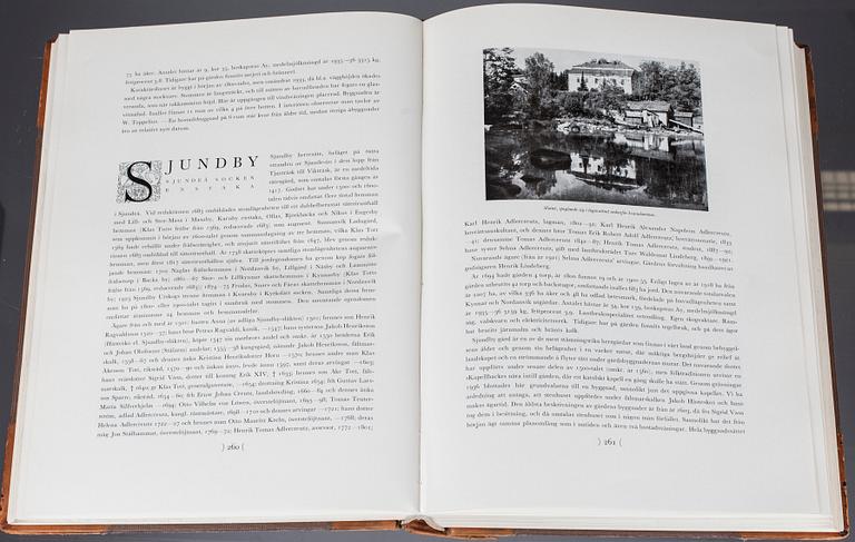 BOKVERK, vol. I och II "Säterier och Storgårdar i Finland" av Gabriel Nikander och Eino Jutikkala.