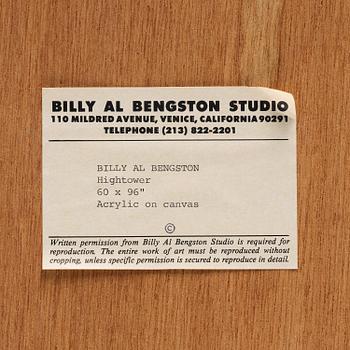 Billy Al Bengston, "Hightower".
