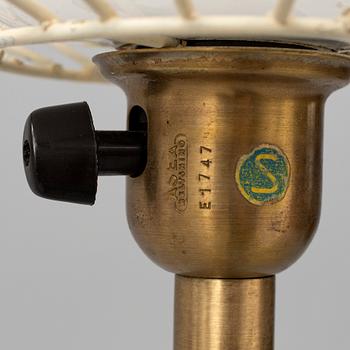 A brass floor light from ASEA Belysning, 1940's/50's.