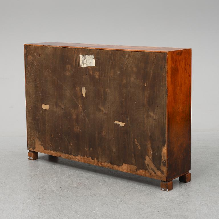 A 1930's birch bookshelf.