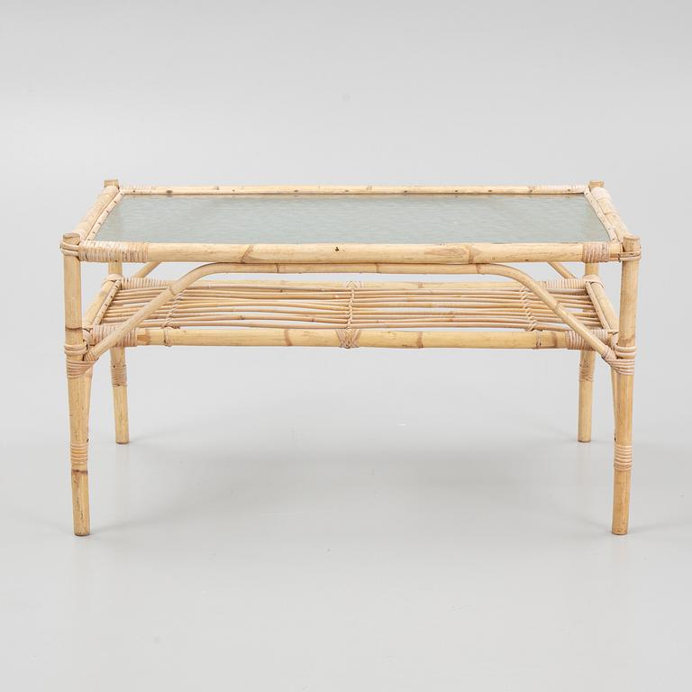 Bamboo furniture set, 6 pieces, 20th century.