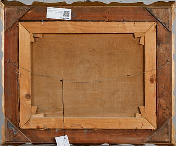 OKÄND KONSTNÄR, olja på duk, Signerad Allam, 1800-tal.