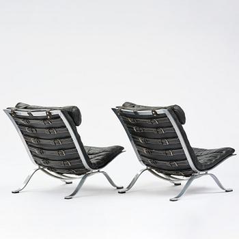 Arne Norell, fåtöljer, ett par, "Ari", Norell Möbel, Aneby, 1960-70-tal.