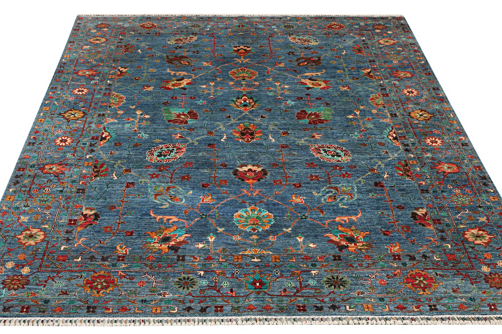 A Khorjin carpet with a Ziegler pattern, c. 307 x 252 cm.