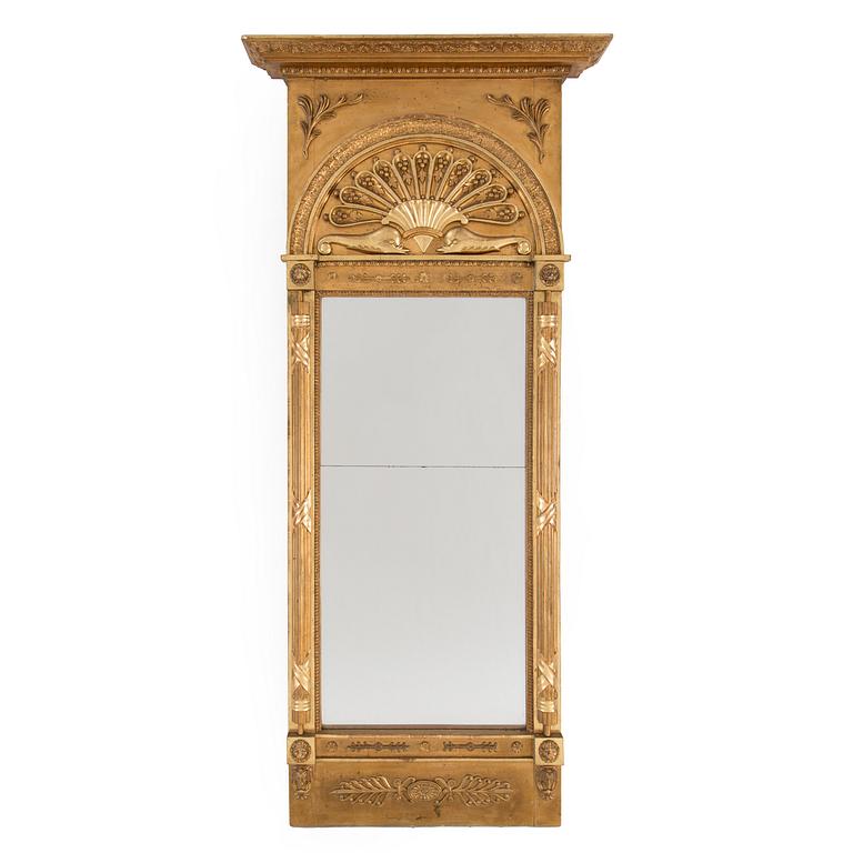 A SWEDISH EMPIRE MIRROR.