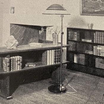 Axel Einar Hjorth, bokhylla, "Funkis", Nordiska Kompaniet, 1931.