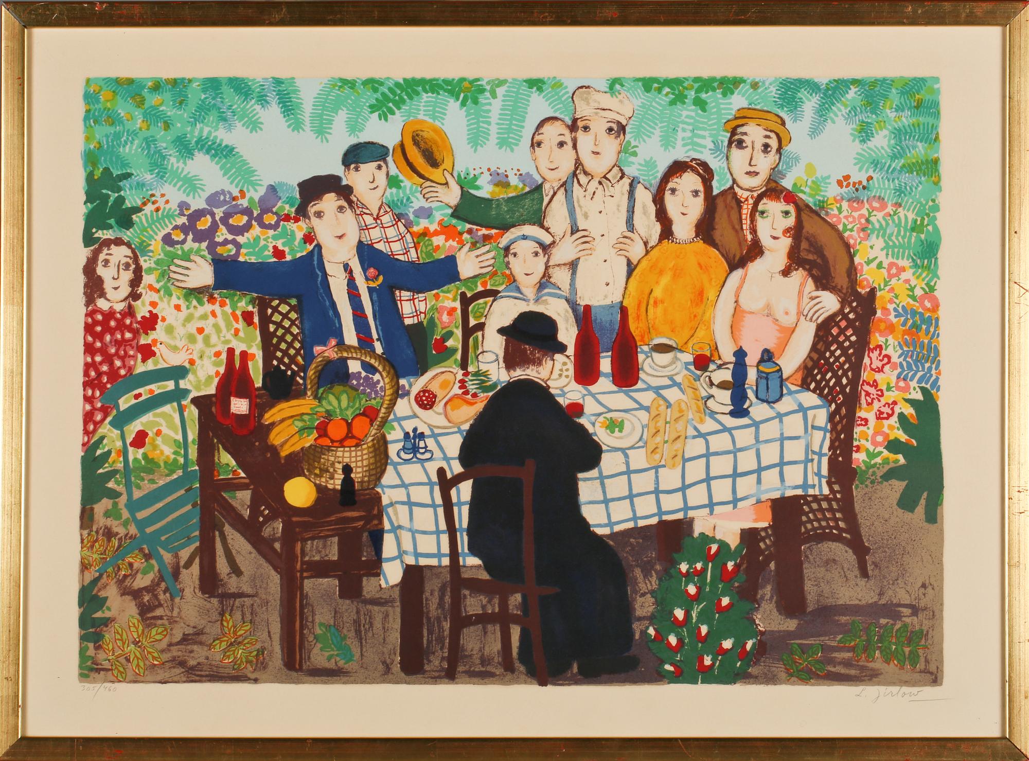 LENNART JIRLOW, förglitografi, signerad och numrerad 305/460.