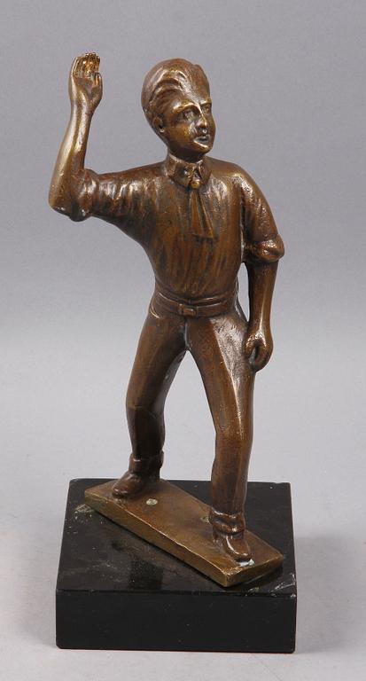 OKÄND KONSTNÄR, staty, brons, 1900-tal.