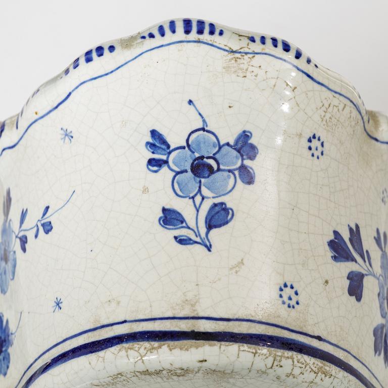 Bordspendyl, fajans, Delft, Holland, sent 1800-tal.