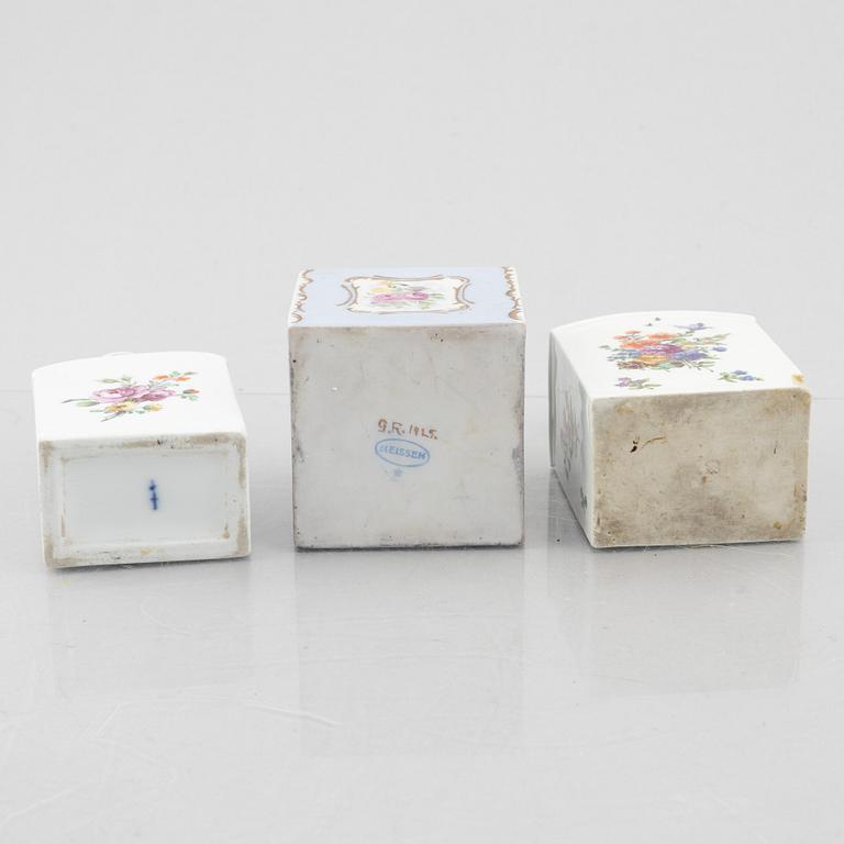 Collection of porcelain, six pieces, Germany, 18th-20th Century.