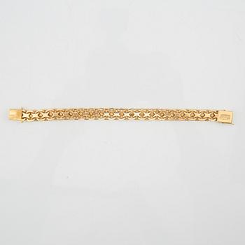 Armband x-länk 18K guld, G. Dahlgren & Co Malmö 1963.