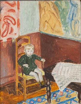 Birger Simonsson, oil on panel, signed BS.