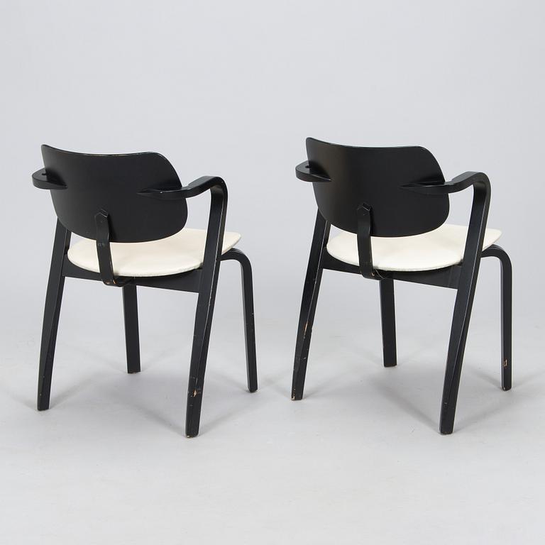 Ilmari Tapiovaara, nojatuoleja, 8 kpl, "Aslak", Asko 1960-luku.