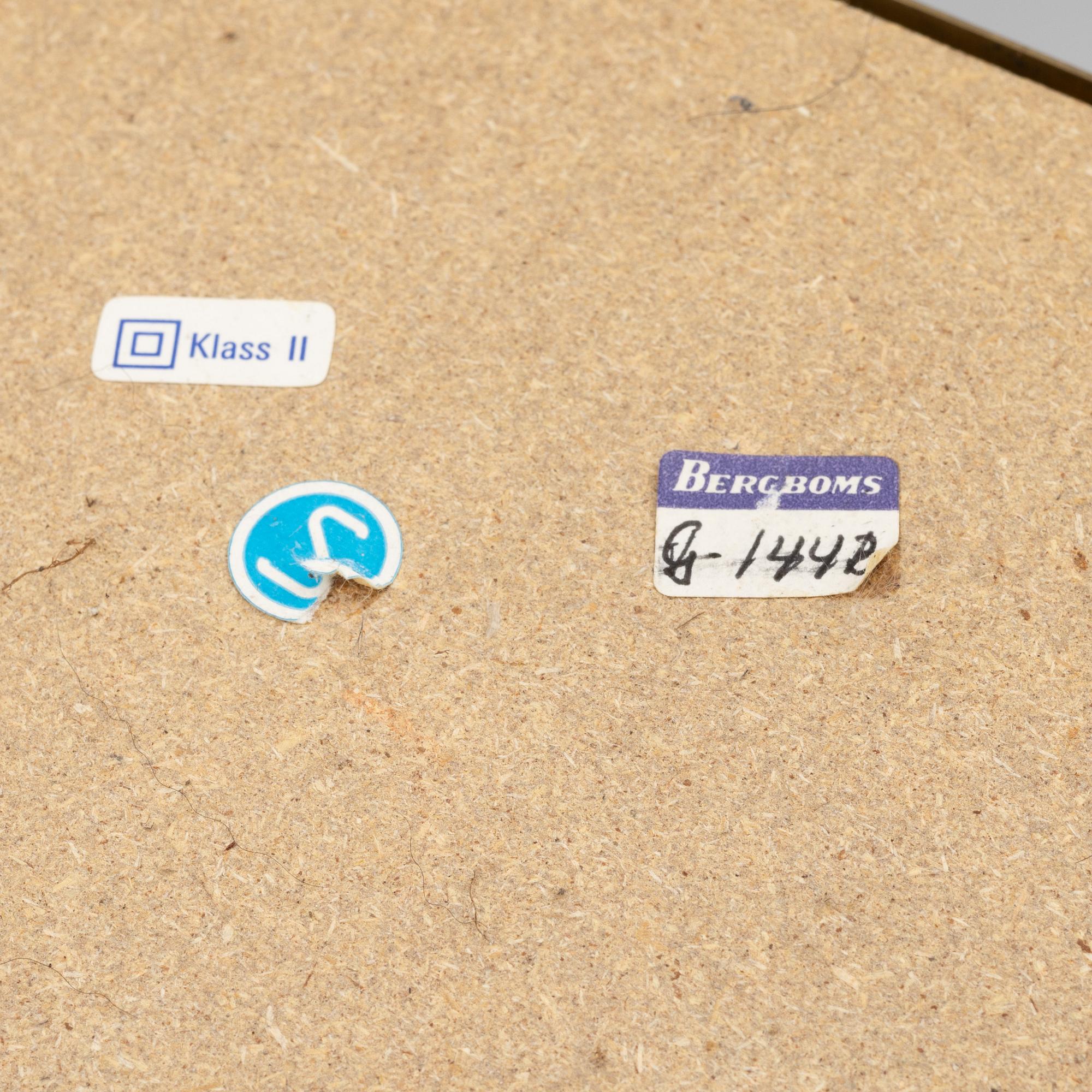 Golvlampa, Bergboms, 1900-talets senare del.