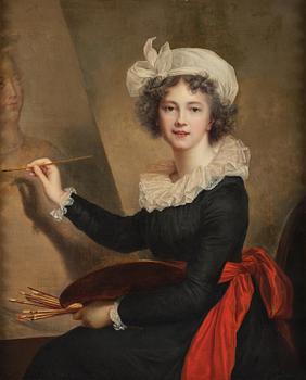 Elisabeth Vigée-Lebrun, kopia efter, Självporträtt.
