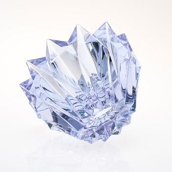 SKÅL, glas, "Näckros", signerad Aimo Okkolin Riihimäen Lasi Oy.