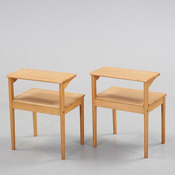 SÄNGBORD, ett par, Svenska Möbelfabrikerna, Bodafors.