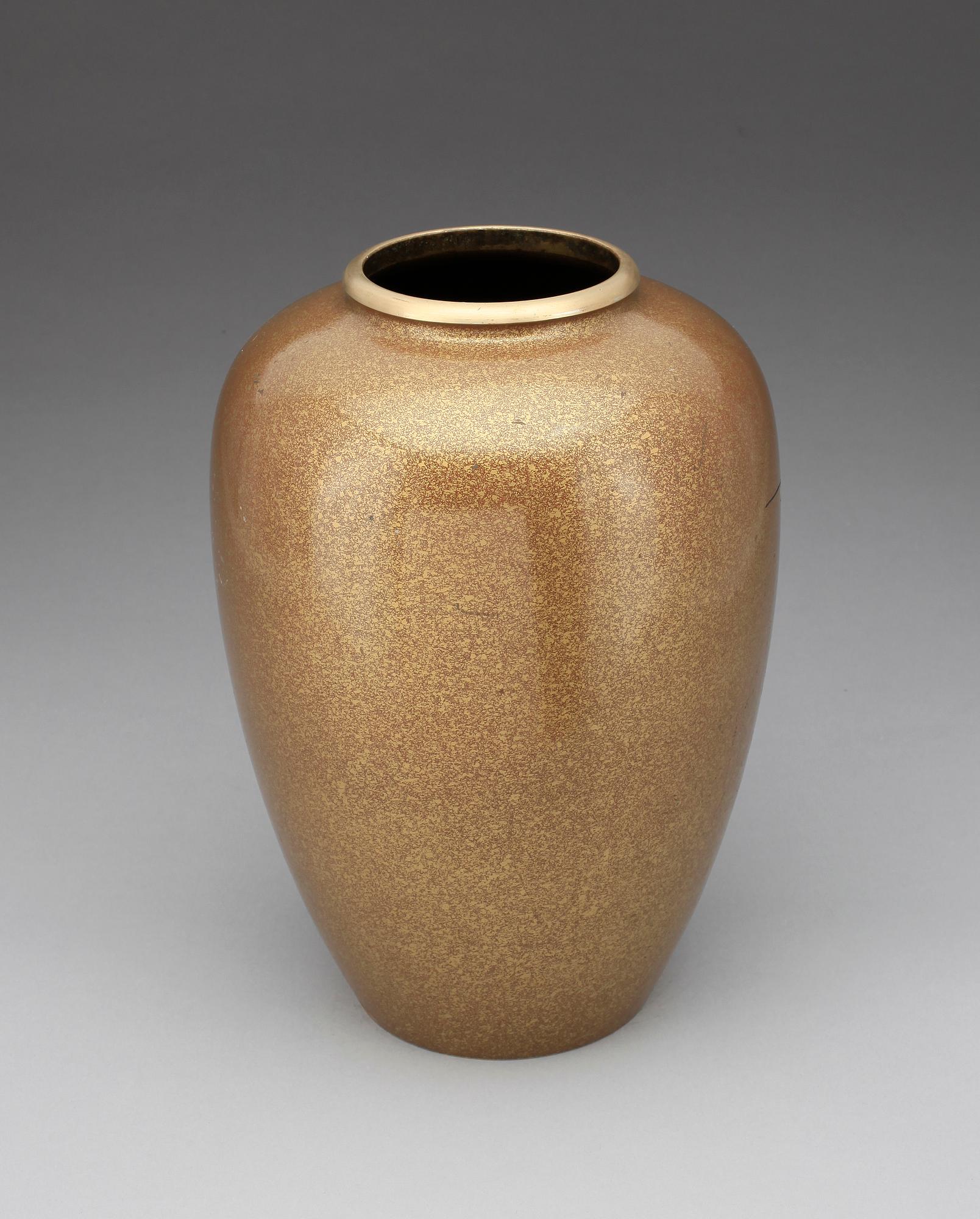 VAS, brons, trol Meiji, Japan, tidigt 1900-tal.