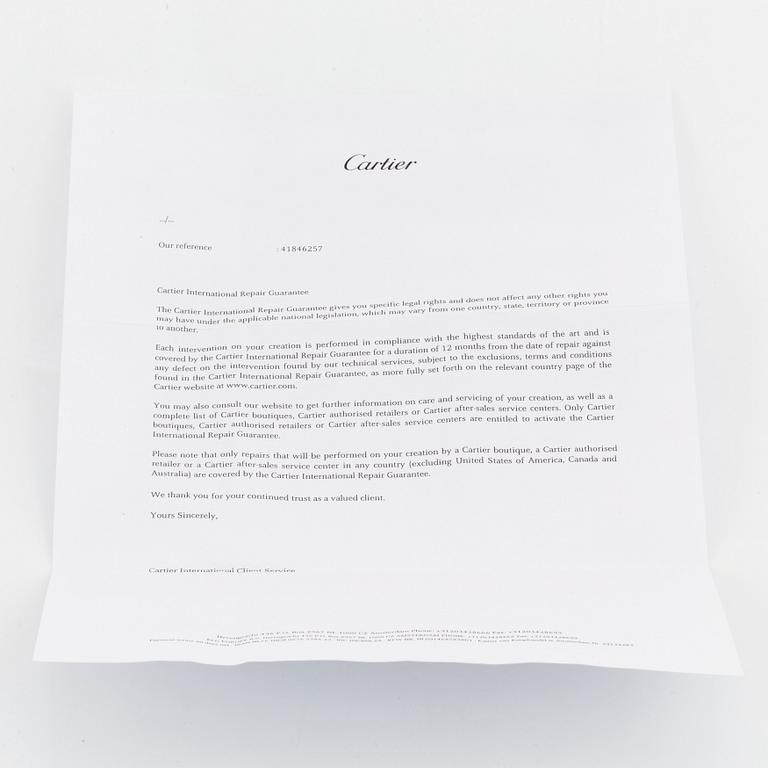 Cartier, Tank Basculante, "Millenium Edition".