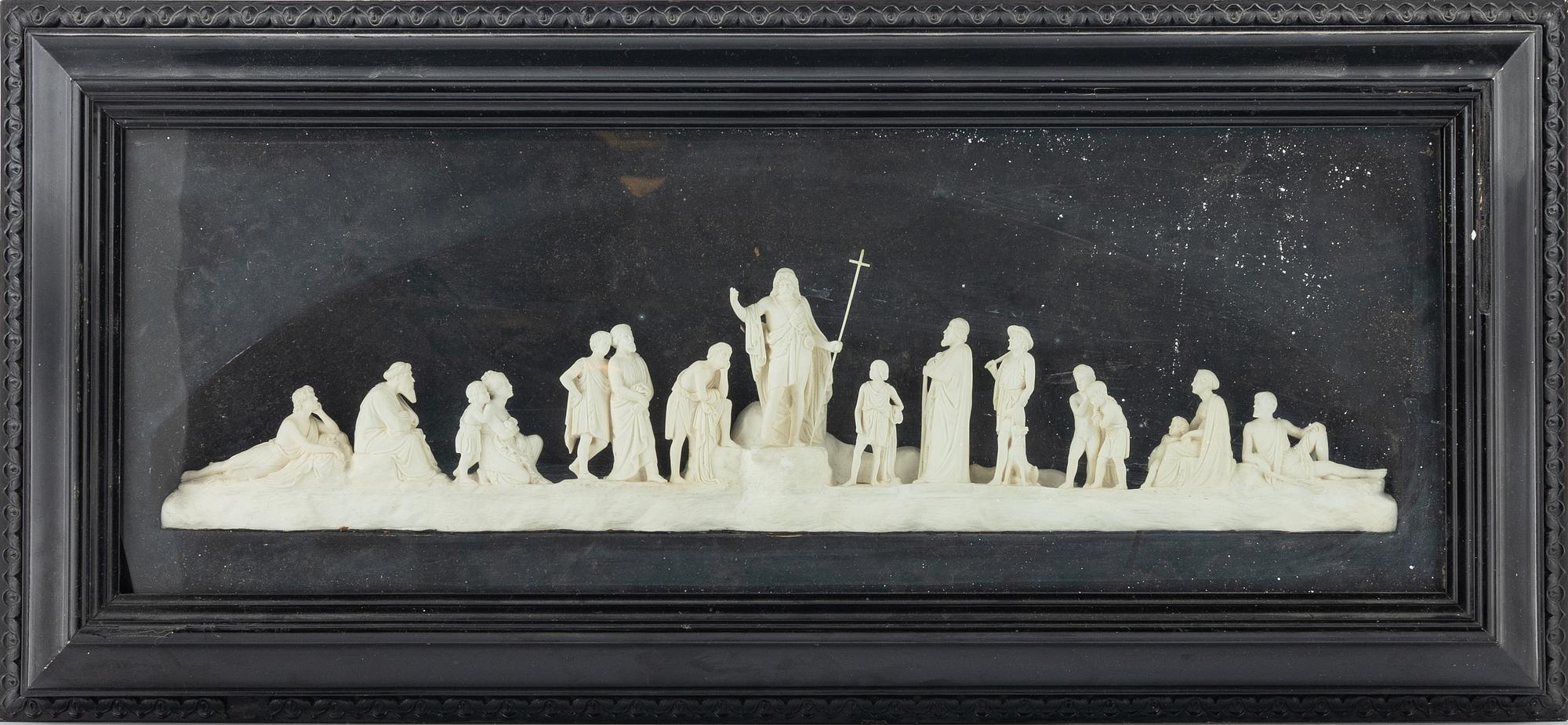 A Wall Plaque, H.C. Brix, Eneret, Denmark late 19th century.