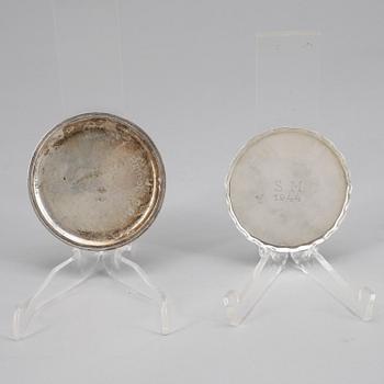 PARTI SILVER, 29 delar, bla Sverige, 1800/1900-tal. Totalvikt 853 gram.