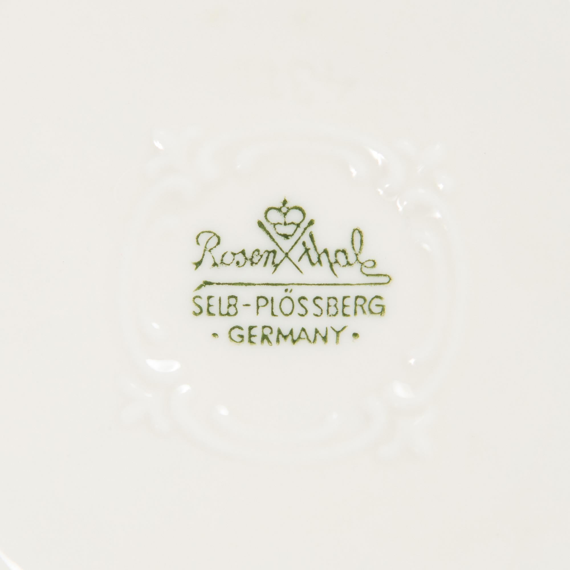 Mat- och kaffeservis, 147 delar, porslin, Rosenthal, 1940/50-tal.