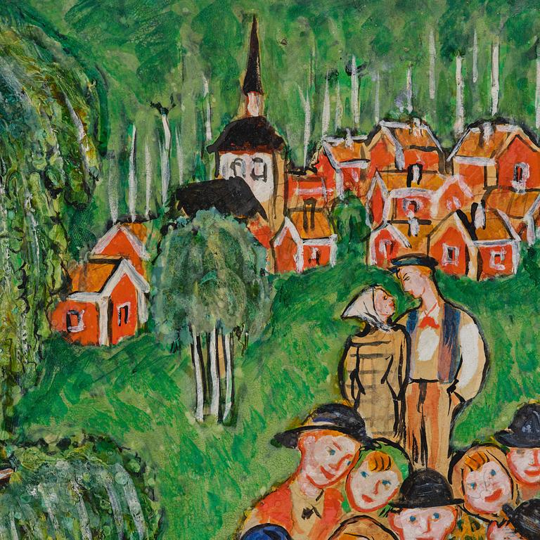 Nils von Dardel, ”Midsommar”.