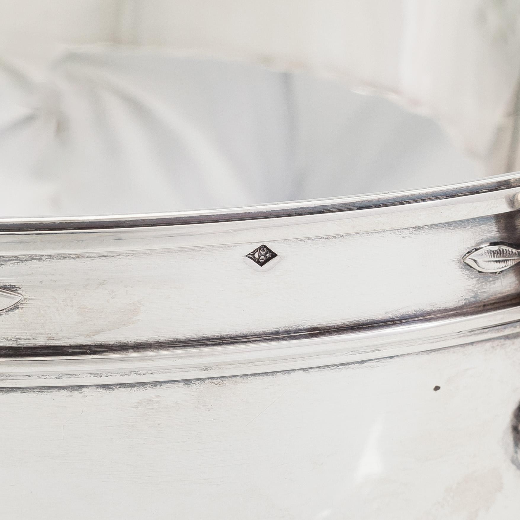 Olier & Caron, an Empire style silver bowl, Paris, France 1910-36.
