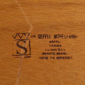 Svante Skogh, soffbord, Seffle Möbelfabrik, 1950-tal.