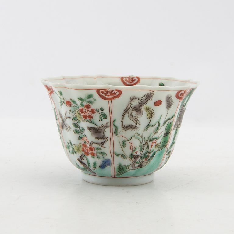Kopp Kina Qingdynastin, Kangxi (1662-1722) porslin.