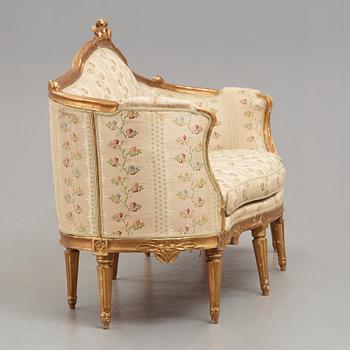 A Gustavian late 18th century sofa.