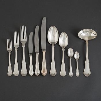 BESTICK, 115 delar, silver, en del med både svenska och norska stämplar, 1940-tal.