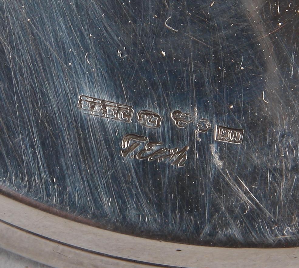 SKÅL SAMT LJUSSTAKAR, 2 st, silver, T Eldh. 1972 resp 1962.