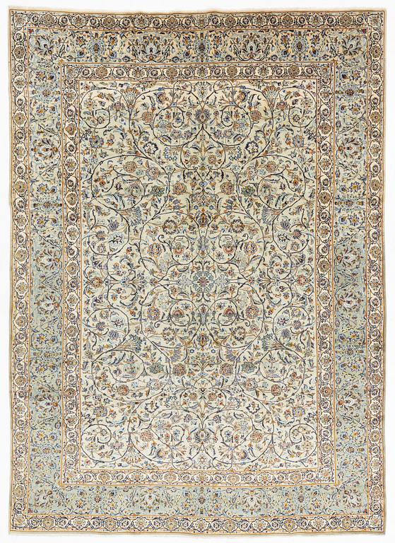 Carpet, Keshan, signed Ahalbaf, circa 400 x 289 cm.
