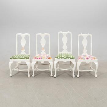 Chairs 8 pcs late Baroque and late Baroque style 17/20th century.