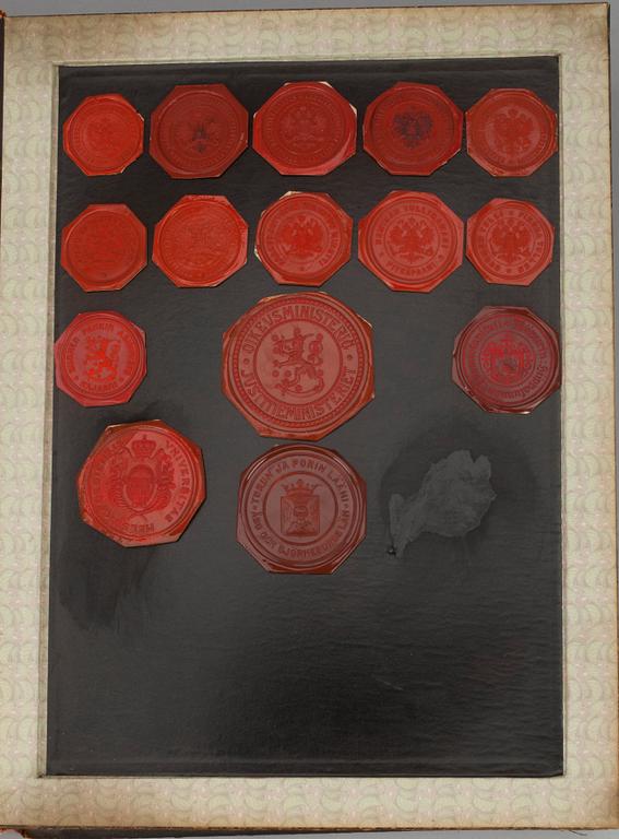 A  FOLDER WITH SEAL.