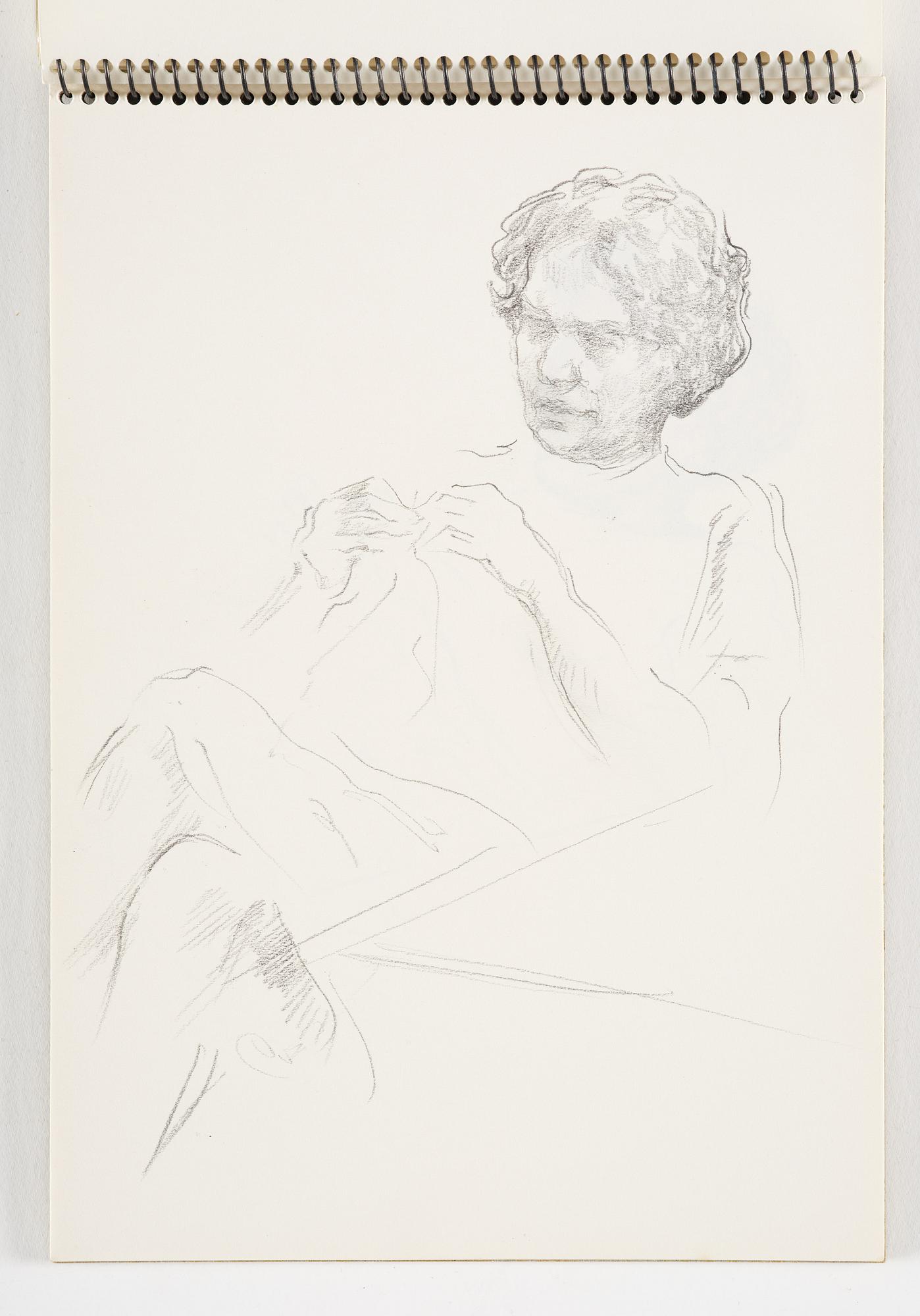 Lotte Laserstein, 4 skissböcker med blyertsteckningar.