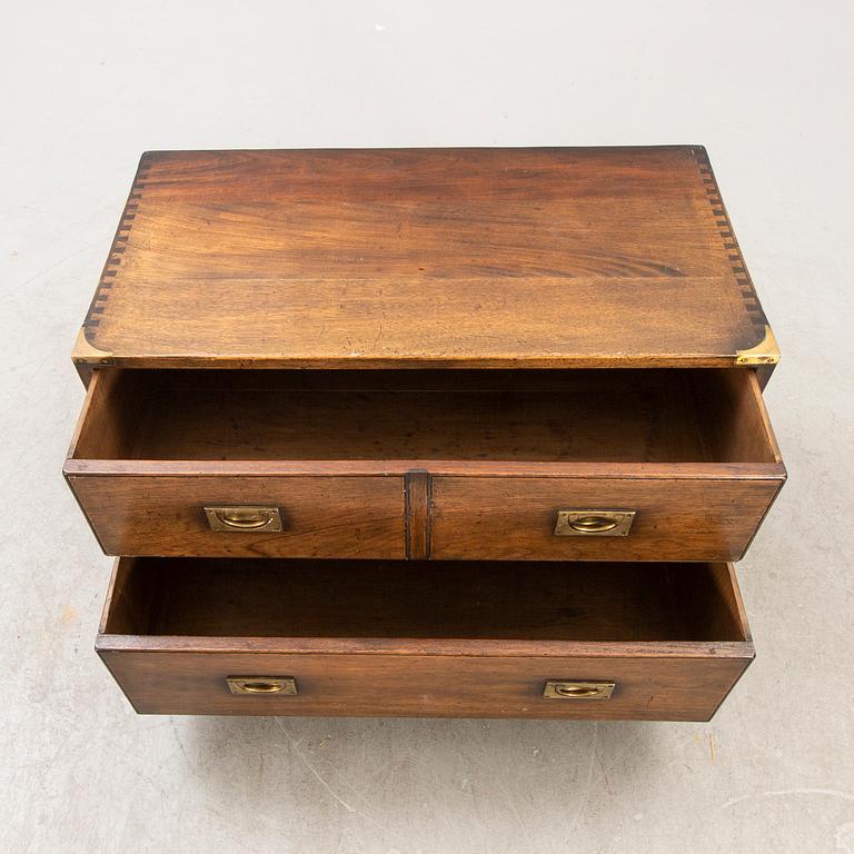 An English stained chest of drawers later par of the 20th century.