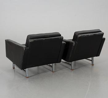 A PAIR OF KARL ERIK EKSELIUS, ARMCHAIRS, JOC Möbel AB, Vetlanda.