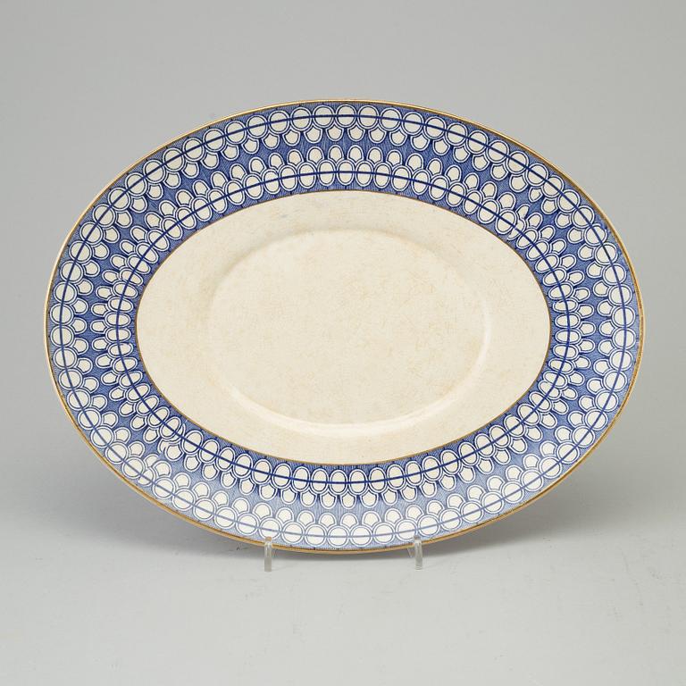 SERVISDELAR, 51 delar, flintgods, "Washington", Rörstrand, 1900-talets början.