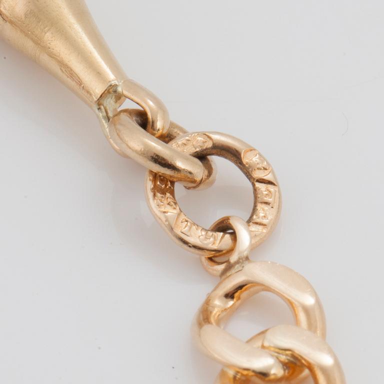 FICKURSKEDJA, 18K guld, ca 1969.