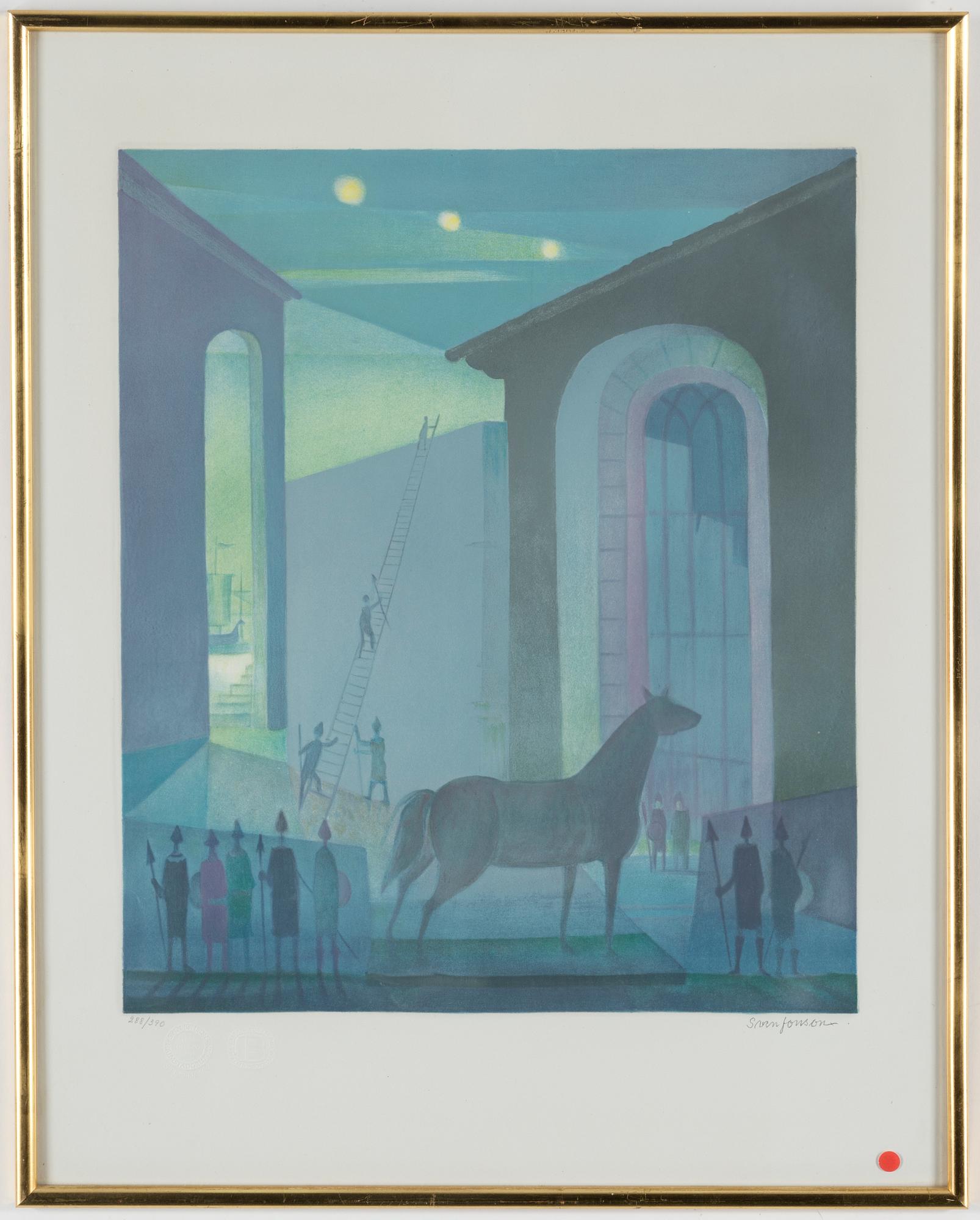 SVEN JONSSON, litografier, 6 st, signerade, numrerade 288/390.