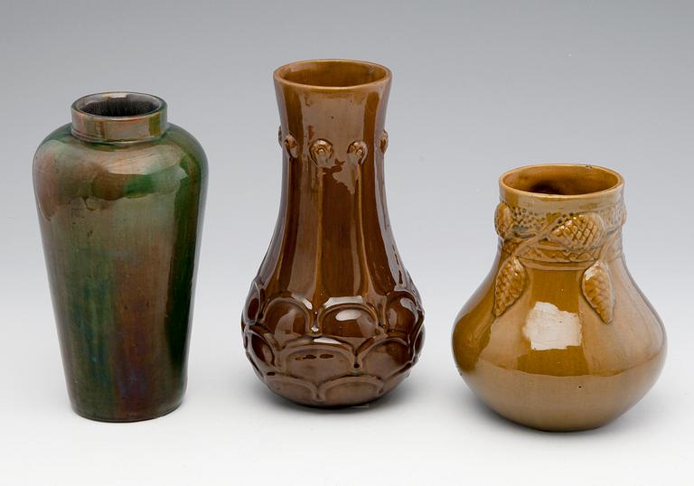 THREE VASES.