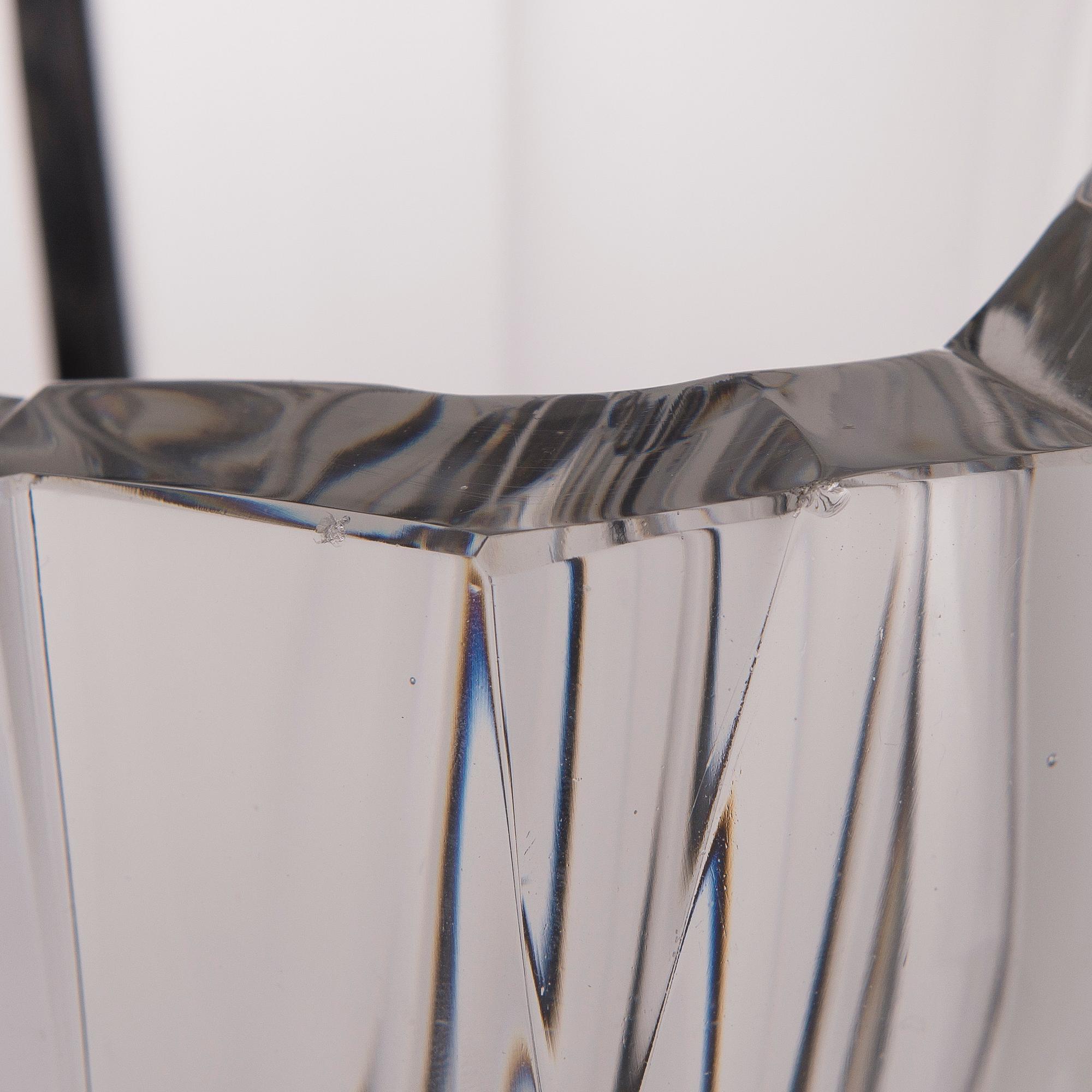 TAPIO WIRKKALA, A VASE. The Iceberg. Signed Tapio Wirkkala iittala -57.