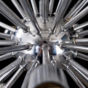 PAUL DE HAAN, taklampa, "Sputnik", 1900-talets senare hälft.