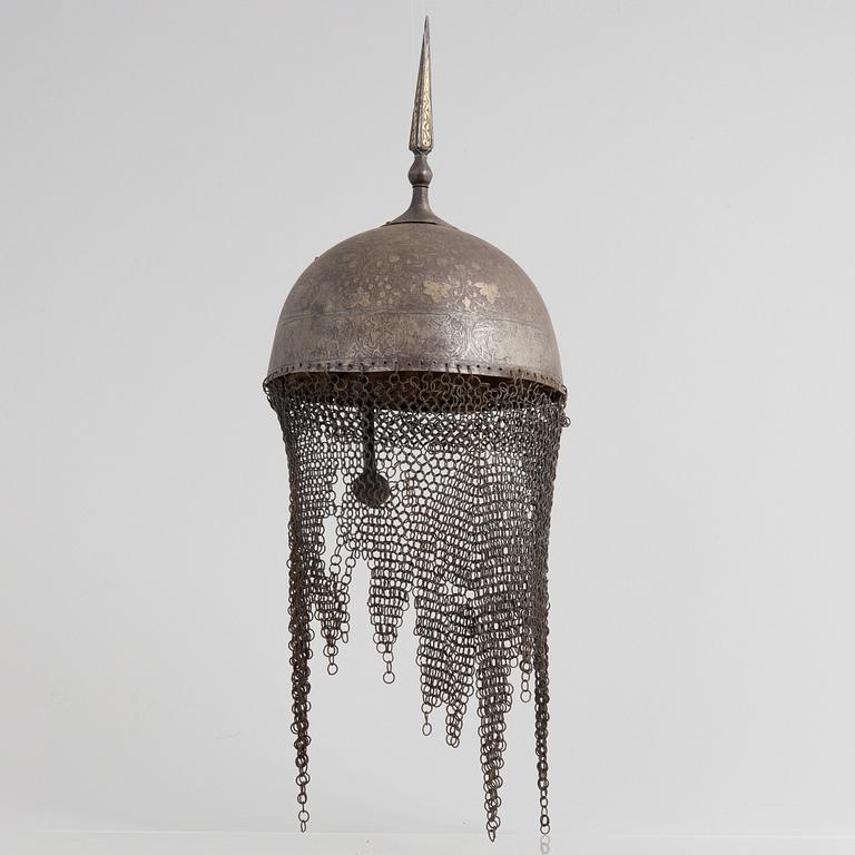 A Persian Khula Khud, 19th century.