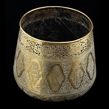 YTTERFODER, mässing, orientaliskt, 1800/1900-tal.